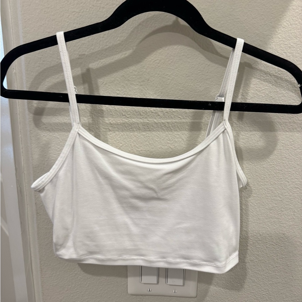 Aritzia golden butter essential waist cami tank